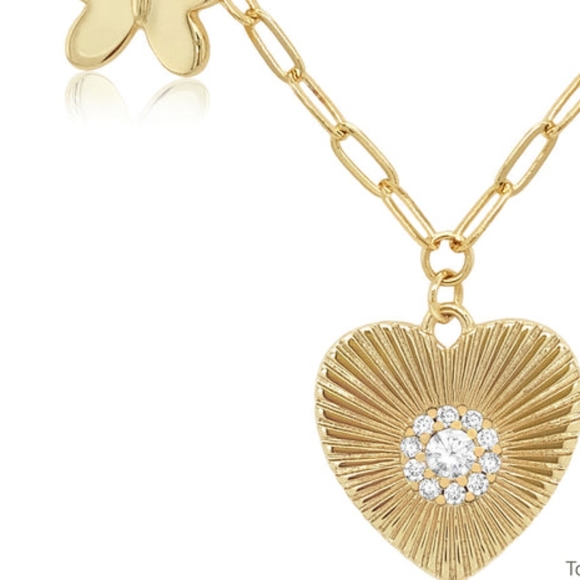 Jennifer Miller PEARL & MULTI CHARM NECKLACE